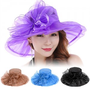 's Fashion Summer Church Derby Cap British Tea Party Wedding Hat Striking  eb-87192296